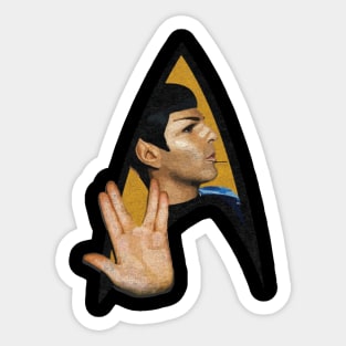 vulcan star Sticker